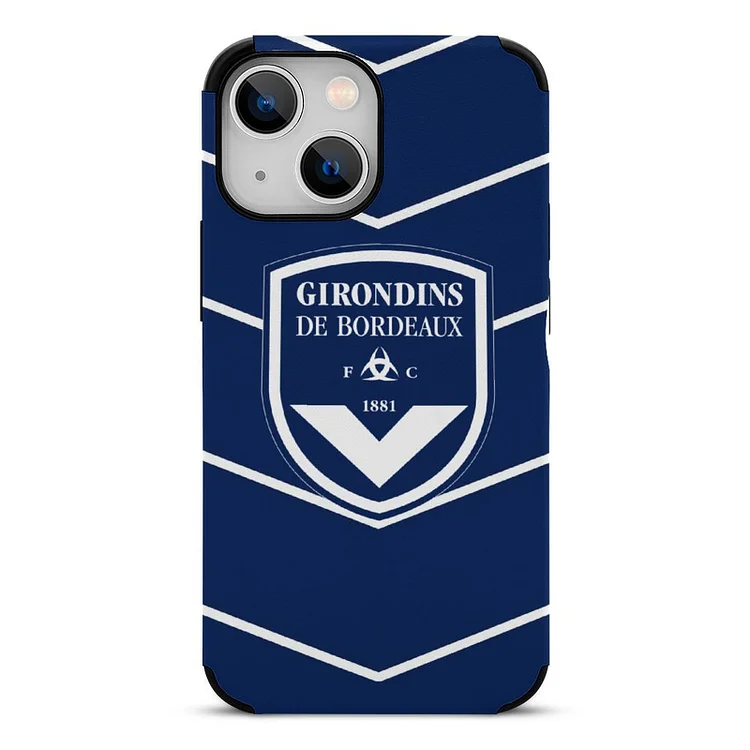 FC Girondins De Bordeaux Caen Cadre TPU Souple Phone Case Pour IPhone 13