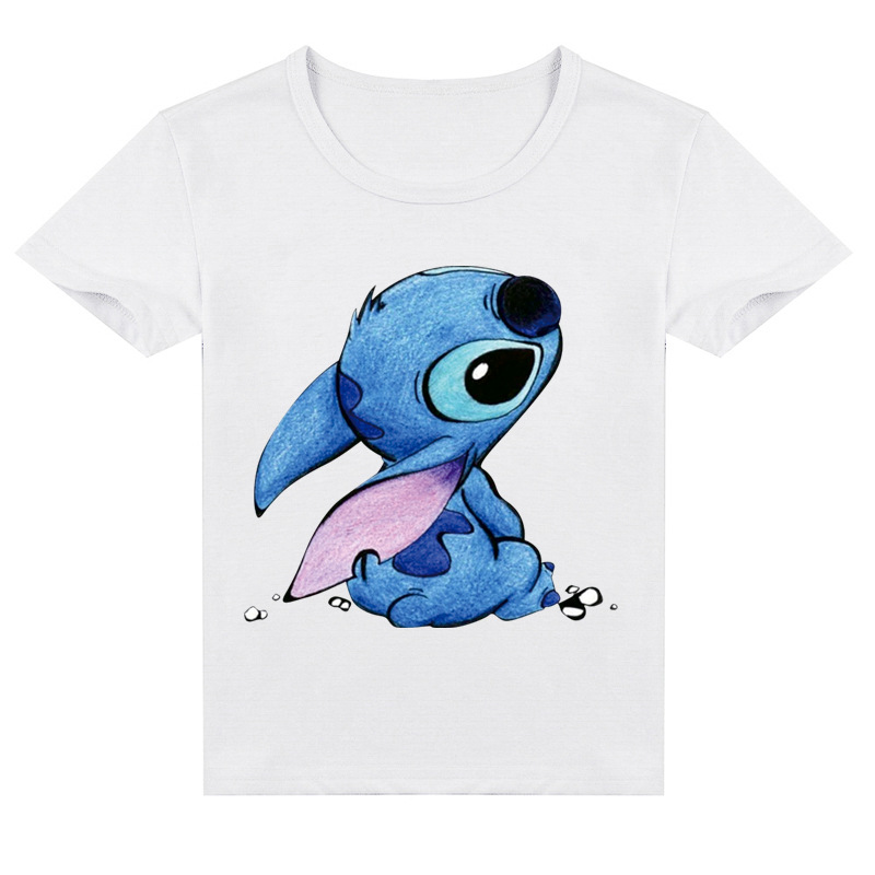 Mayoulove Stitch T-Shirt for Kids - Cute and Comfortable Clothes for Your Little One - Perfect for Fans of the Popular Animation Series - Boys and Girls Ages 3-12 - Ideal for Casual Wear and Playtime-Mayoulove