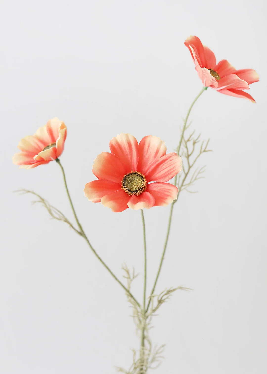 Coral Sunset Artificial Cosmos Wildflowers - 30"