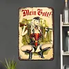 WWII German Gunner Girl - Vintage Metal Signs(8*12Inch/12*16Inch)-Pin-up-girls