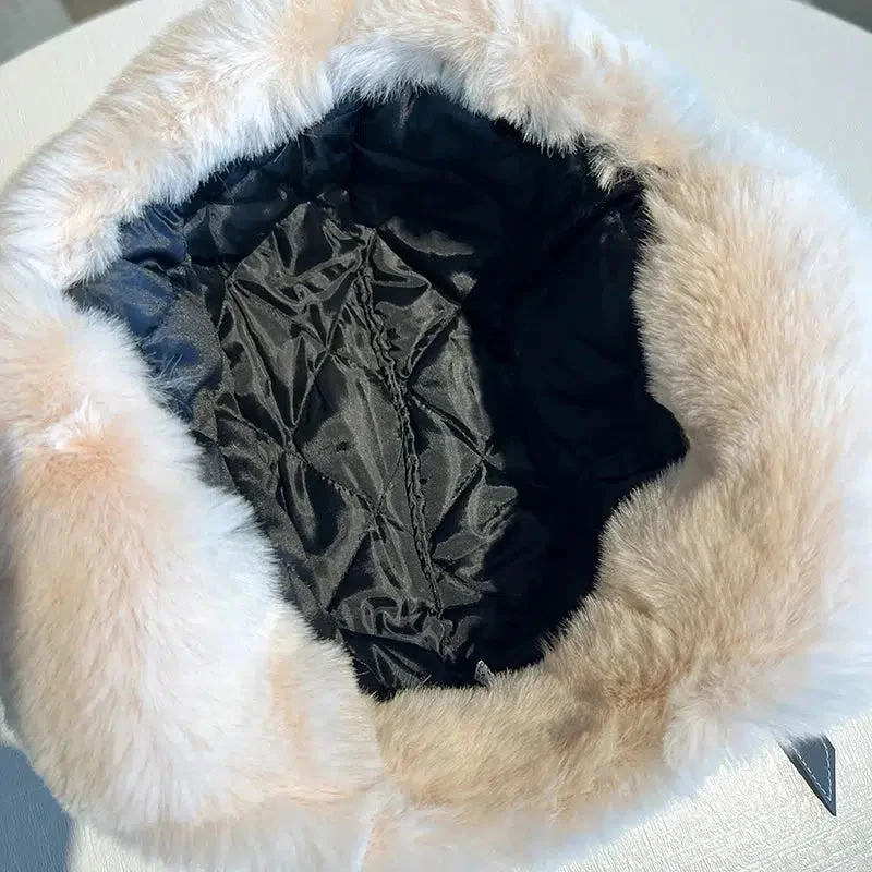 Brownm Faux Fur Aviator Hat