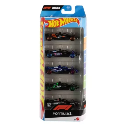Presale Hot Wheels Formula 1 5 Pack Mclaren Alpine Red Bull Sauber Haas 2025 Toy