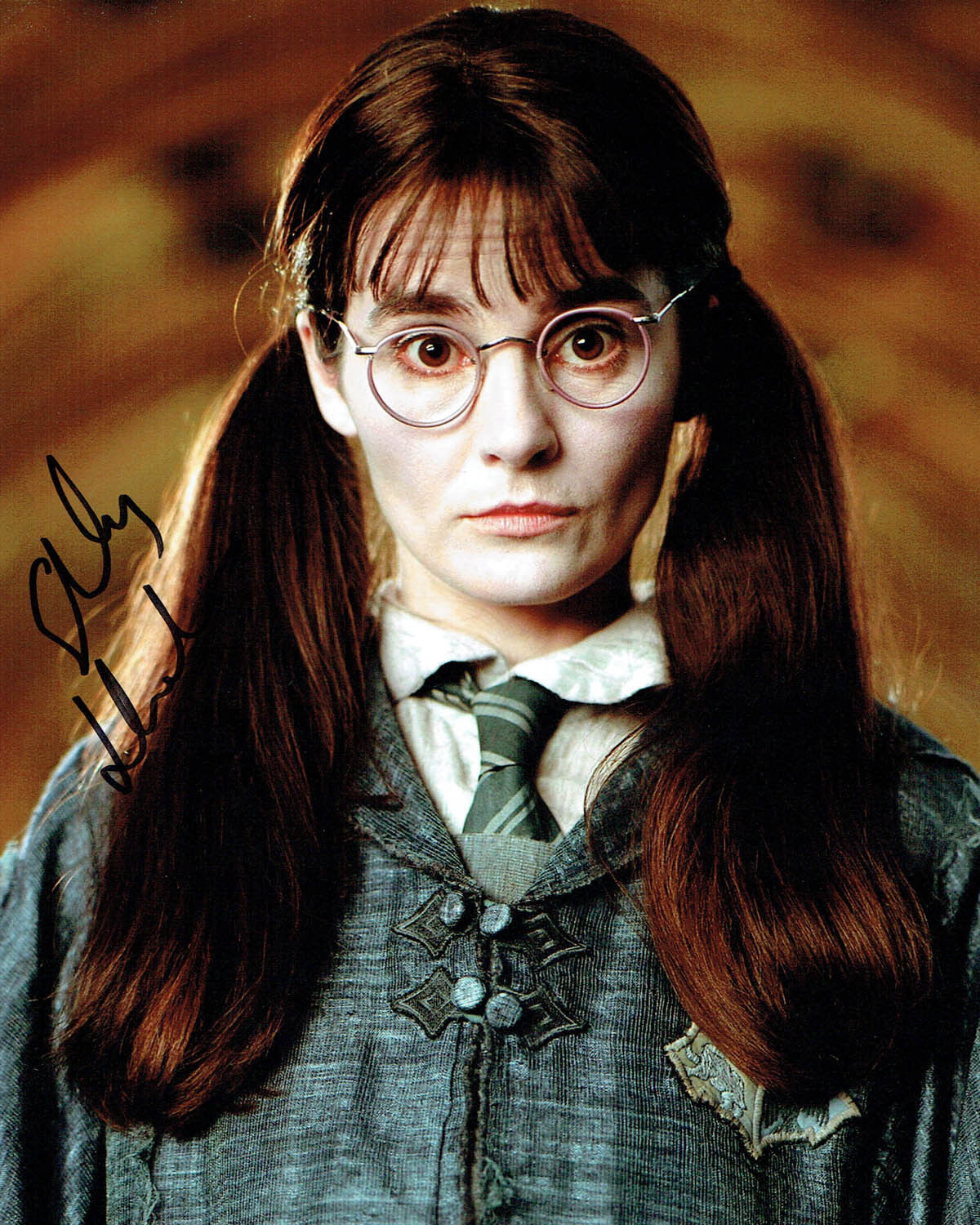 Shirley HENDERSON Harry POTTER Moaning Myrtle Signed Autograph Photo Poster painting 2 AFTAL COA