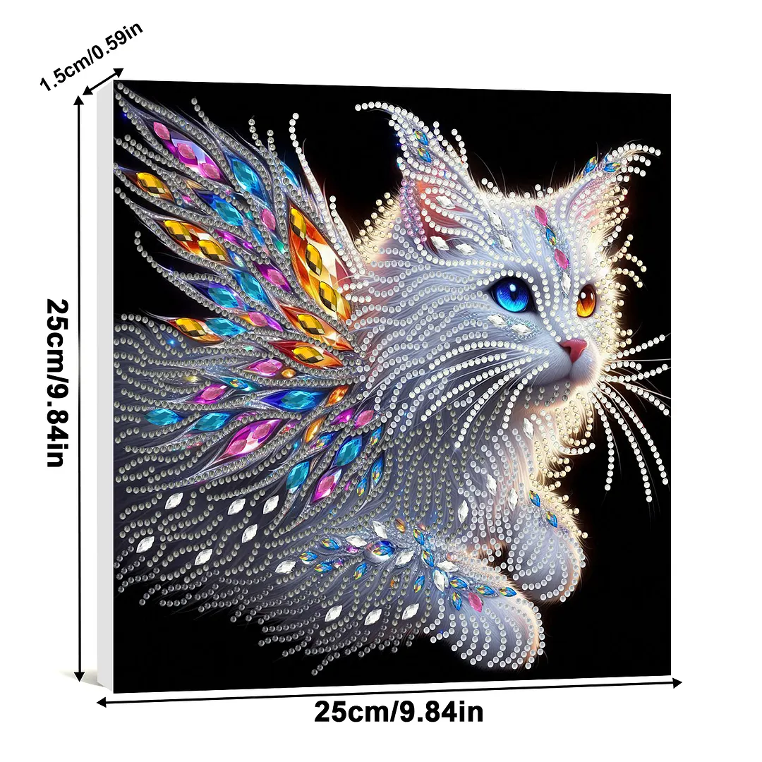 DIY Special Shape Drill Pearl Gem Diamond Art Painting Kit with Frame 9.84x9.84in Art Craft Pearl Diamond Painting for Adults Beginners Home Decor (BK49)