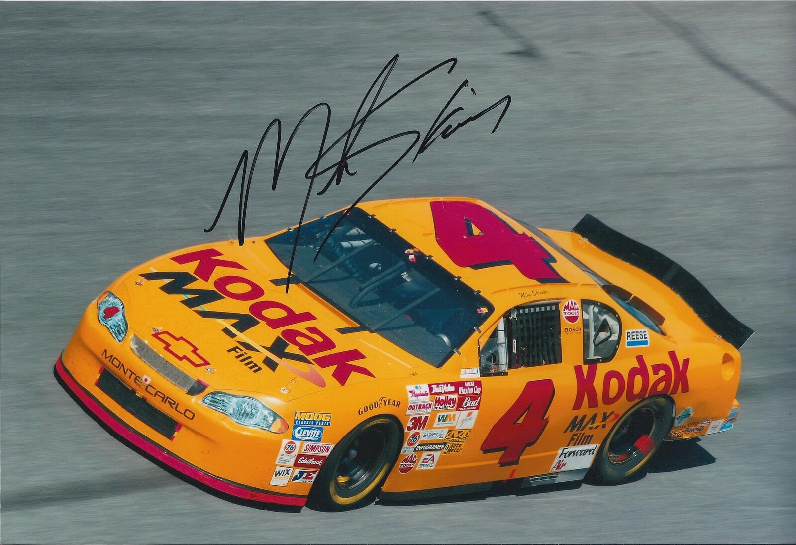 Mike SKINNER SIGNED NASCAR Champion Race Driver 12x8 Photo Poster painting AFTAL COA Autograph