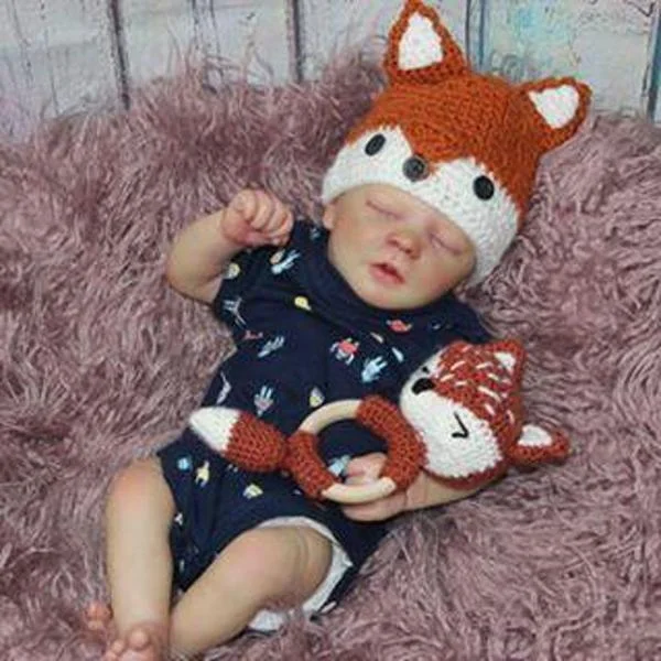 Realistic 22'' Frank Reborn Baby Doll Boy, Cloth Body & Silicone Body - Reborn Shoppe