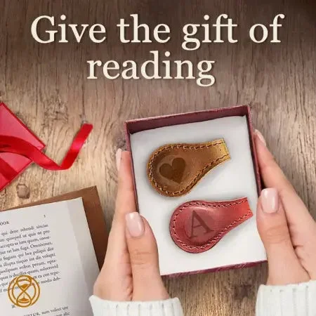 TimelessMark - Personalized Magnetic Leather Bookmark - LAST DAY SALE OFF 70%