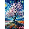 (40*60cm)DIY Full Round Drill Diamond Painting-Flower Tree