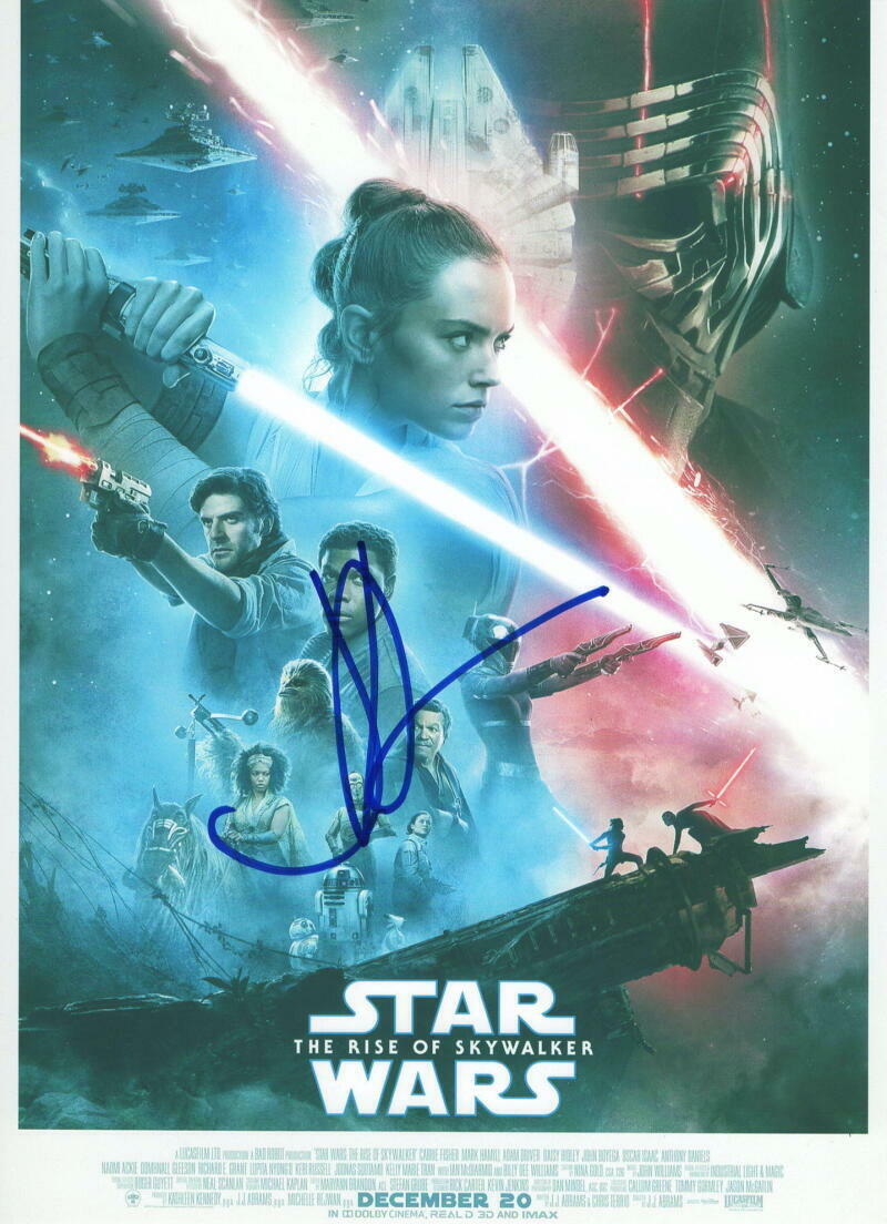 JJ ABRAMS SIGNED AUTOGRAPH 8X10 MINI POSTER Photo Poster painting - STAR WARS RISE OF SKYWALKER