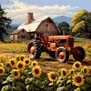 Farm Life Car -Full Square Diamond Painting(45x45cm)