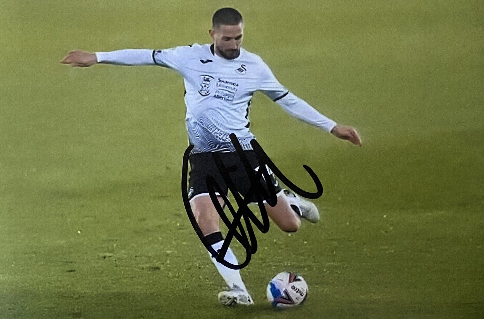 Conor Hourihane Genuine Hand Signed Swansea City 6X4 Photo Poster painting