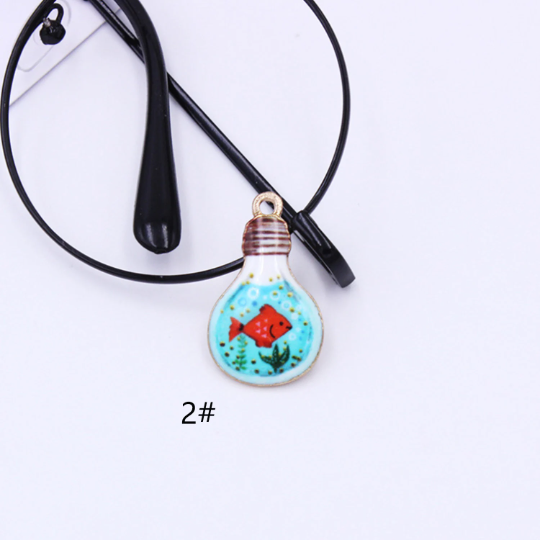 Animal Cat Charms Pendants, Kawaii Charms,Printing Kitty Cat Pet Charm, Light bulb Charm,Cup/Fish/Flower/Boat Charm DIY Jewelry