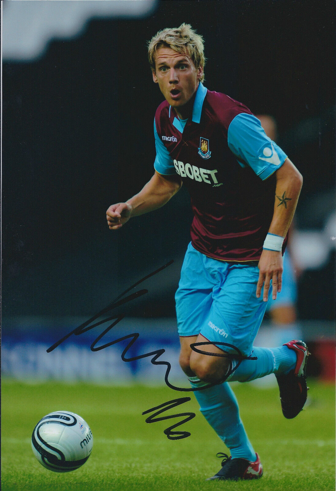 Radoslav KOVAC SIGNED COA Autograph 12x8 Photo Poster painting AFTAL West Ham United Genuine