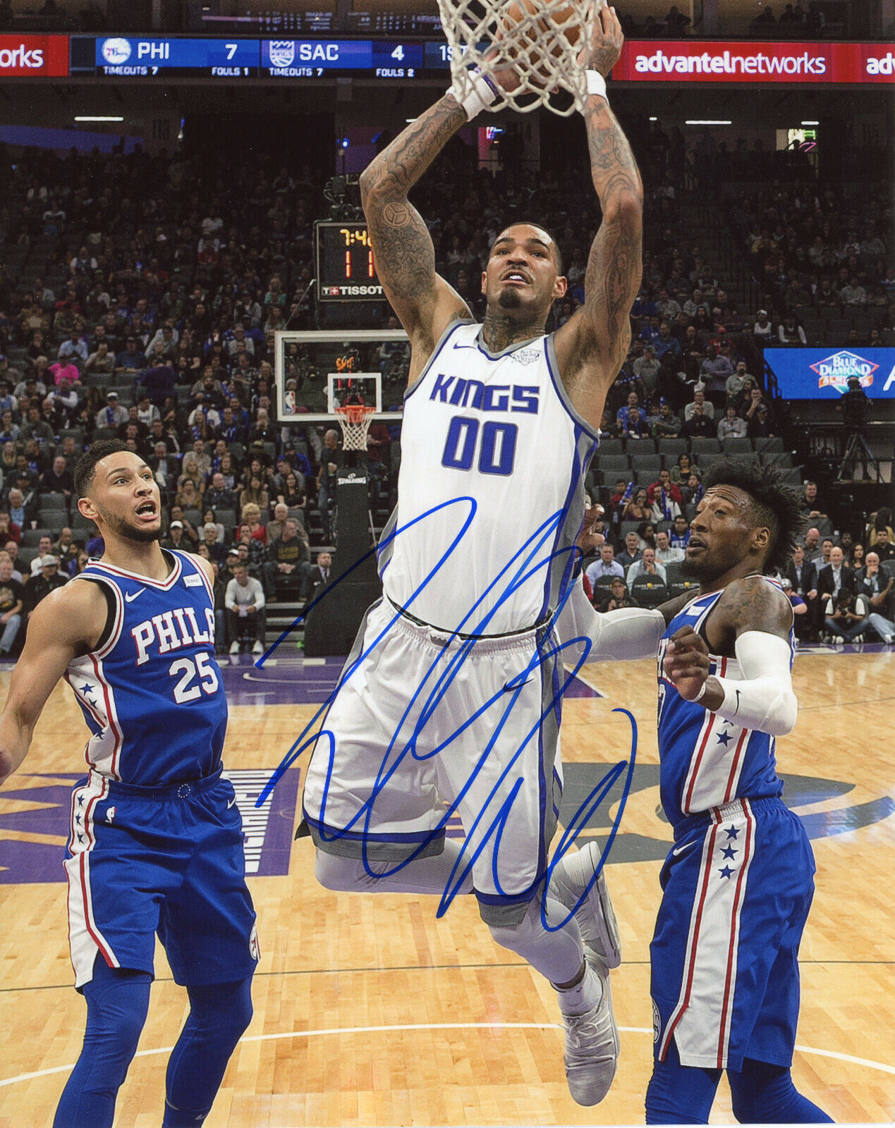 Willie Cauley-Stein Autographed 8x10 Sacramento Kings#S1397