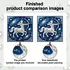Framed Sagittarius - Pearls Painting Kit DIY Diamond Painting Pearl Dot Crafts 25*25CM