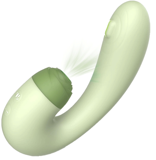 Bloomy 2-in-1 Rose Suction & Tapping Vibrator Pinpoint Stimulation for G-Spot  By Rose Toy