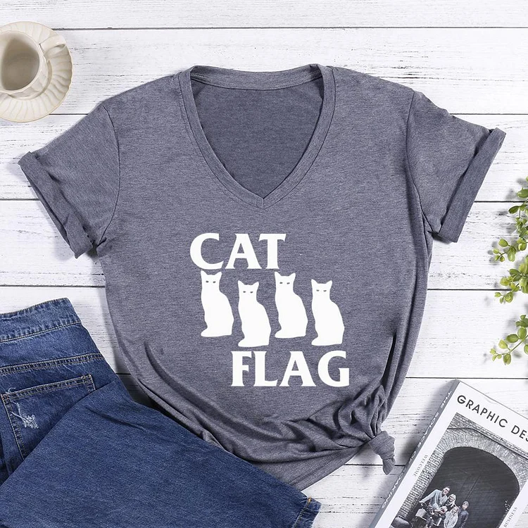 Cat hotsell flag shirt