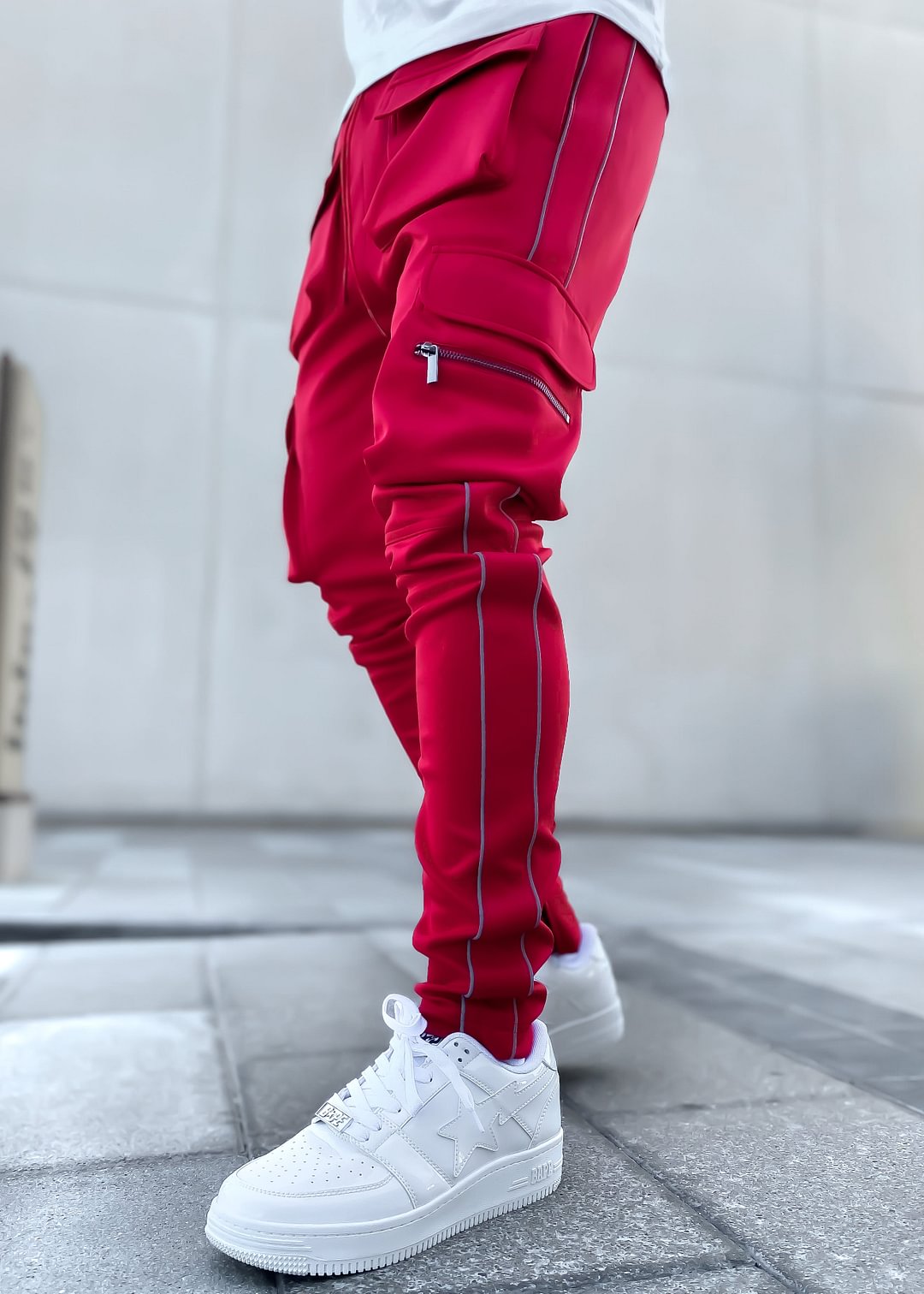 Red Inferno Tactical Track Pants