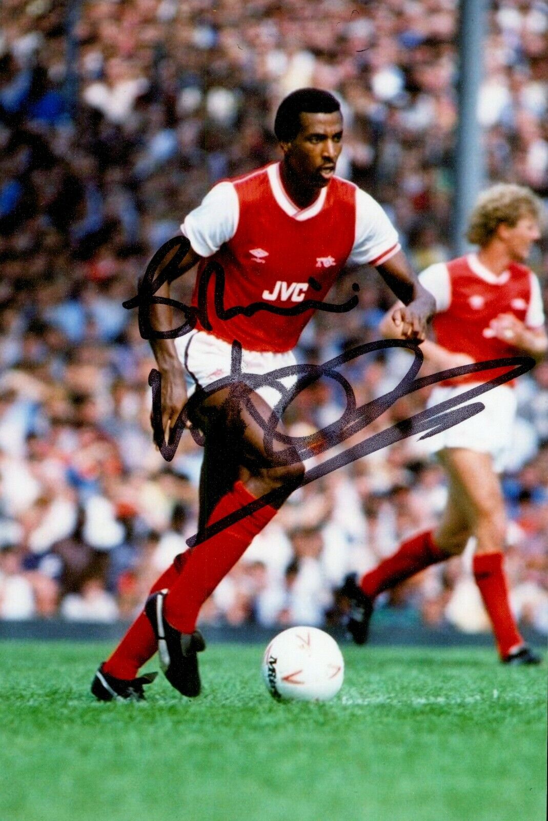 Viv Anderson Signed 6x4 Photo Poster painting Arsenal Sheffield Wednesday England Autograph +COA