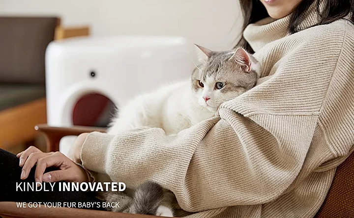 cat litter box with lid enclosure furniture covered mat automatic self cleaning cabinet high side