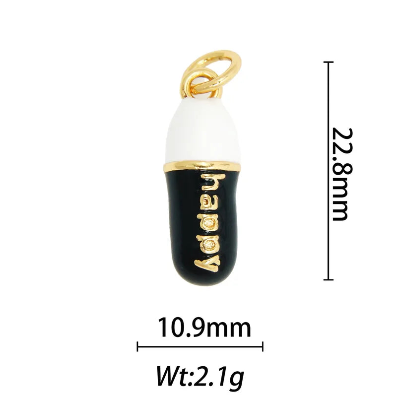 1 Piece 13.8*28.1mm 15.9*26mm 21.7*28.4mm Copper Pearl Zircon 18K Gold Plated Animal Paw Print Shell Jewelry Accessories Pendant