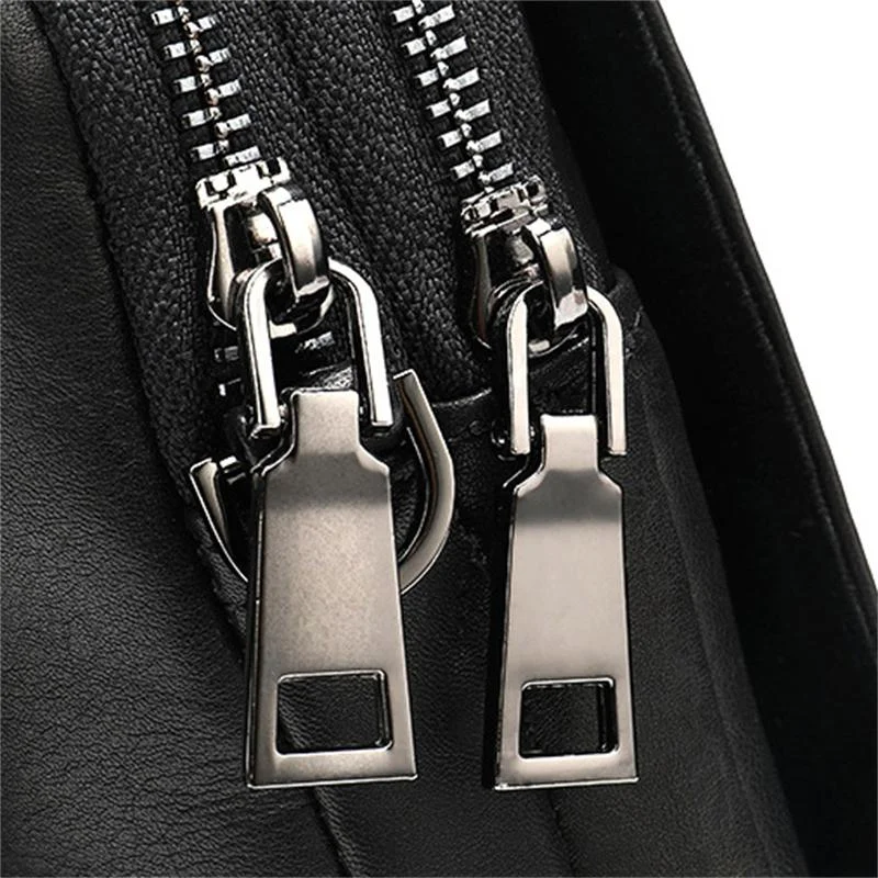Men's Leather Belt Bag Retro Multi-Function Shoulder Bag
