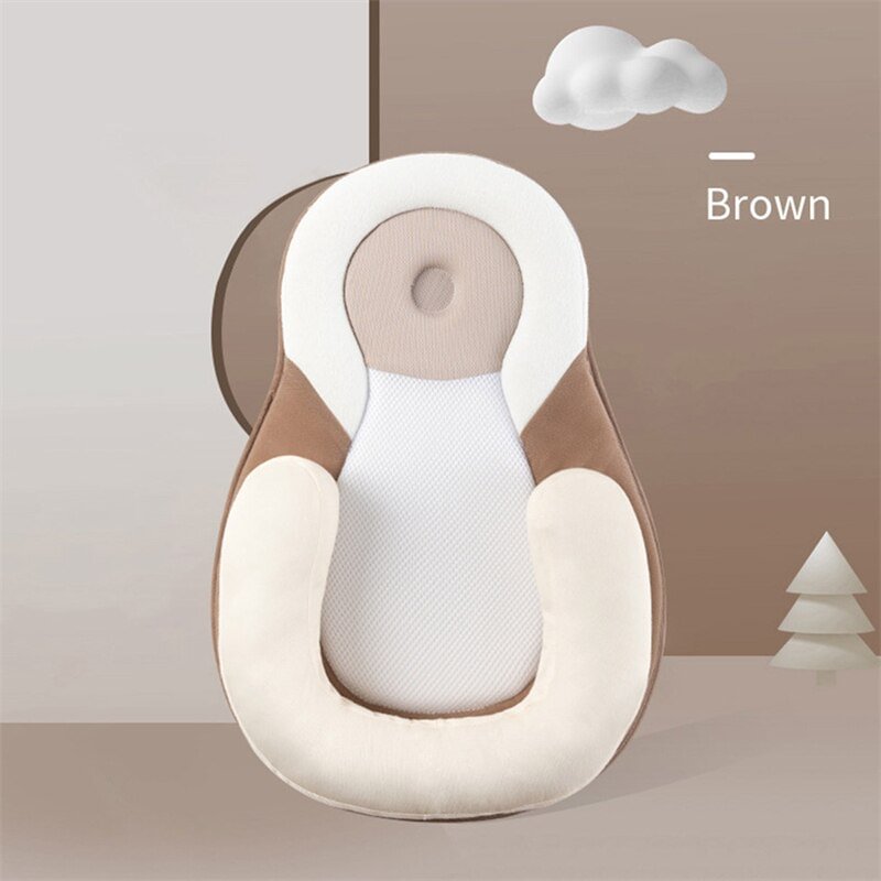 2022 New Baby Pillow Baby Correct Anti-eccentric Head Pillow Side Sleeping Pillow Stereotyped Pillow Baby Head Pillow