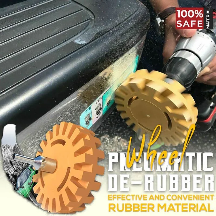 Pneumatic De-Rubber Wheel