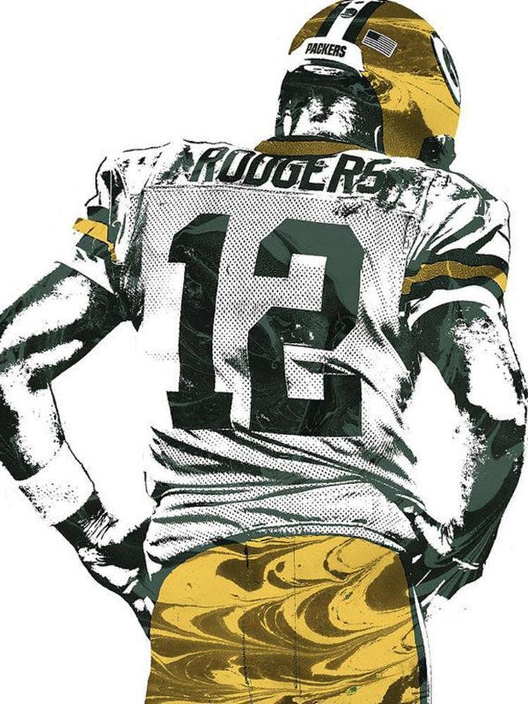 NFL-Diamond Painting-DIY Round Full Drill-Green Bay Packers