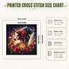 Belle and Beast Full 14CT 2 Strands DIY Stamped Cross Stitch Kits for Beginners Adults Home Wall Decor Cross Stitch Art and Crafts Kits 40x40cm tapestrymarket