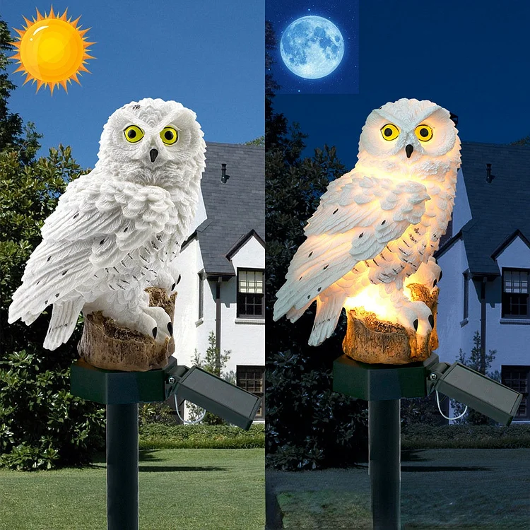 Owl Solar Outdoor Lights Waterproof socialshop