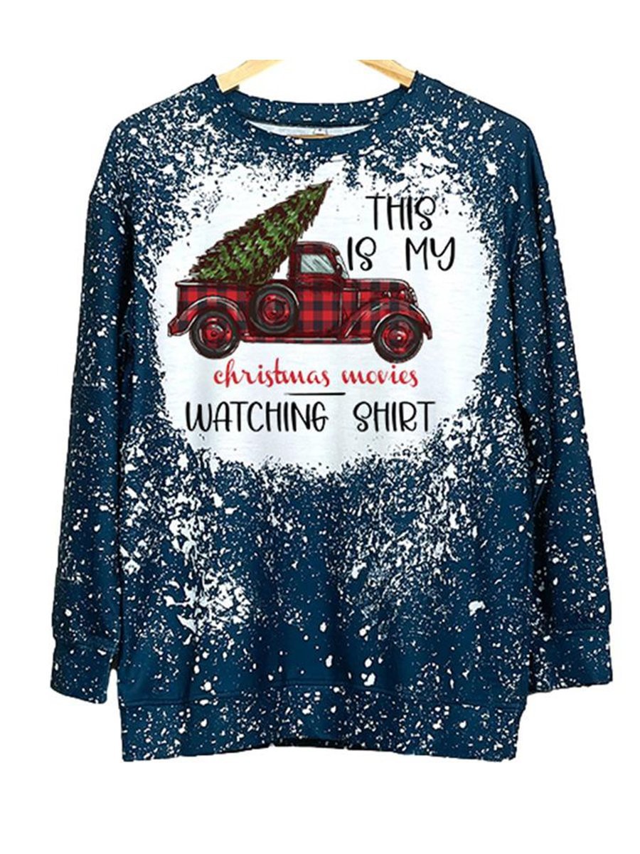 This Is My Hallmark Movie Watching Shirt Floral Pullover Hoodie