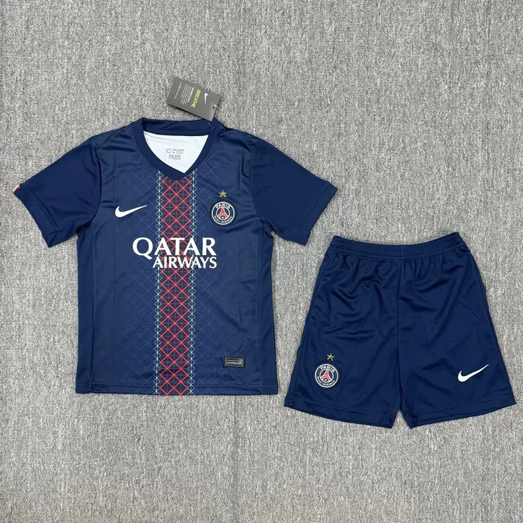 2025-26 new season-Paris home-jerseys-children's clothing