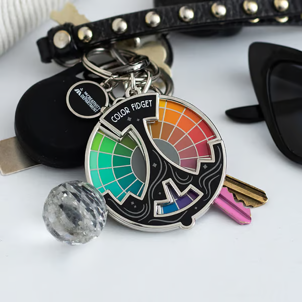Color Fidget Enamel Pin