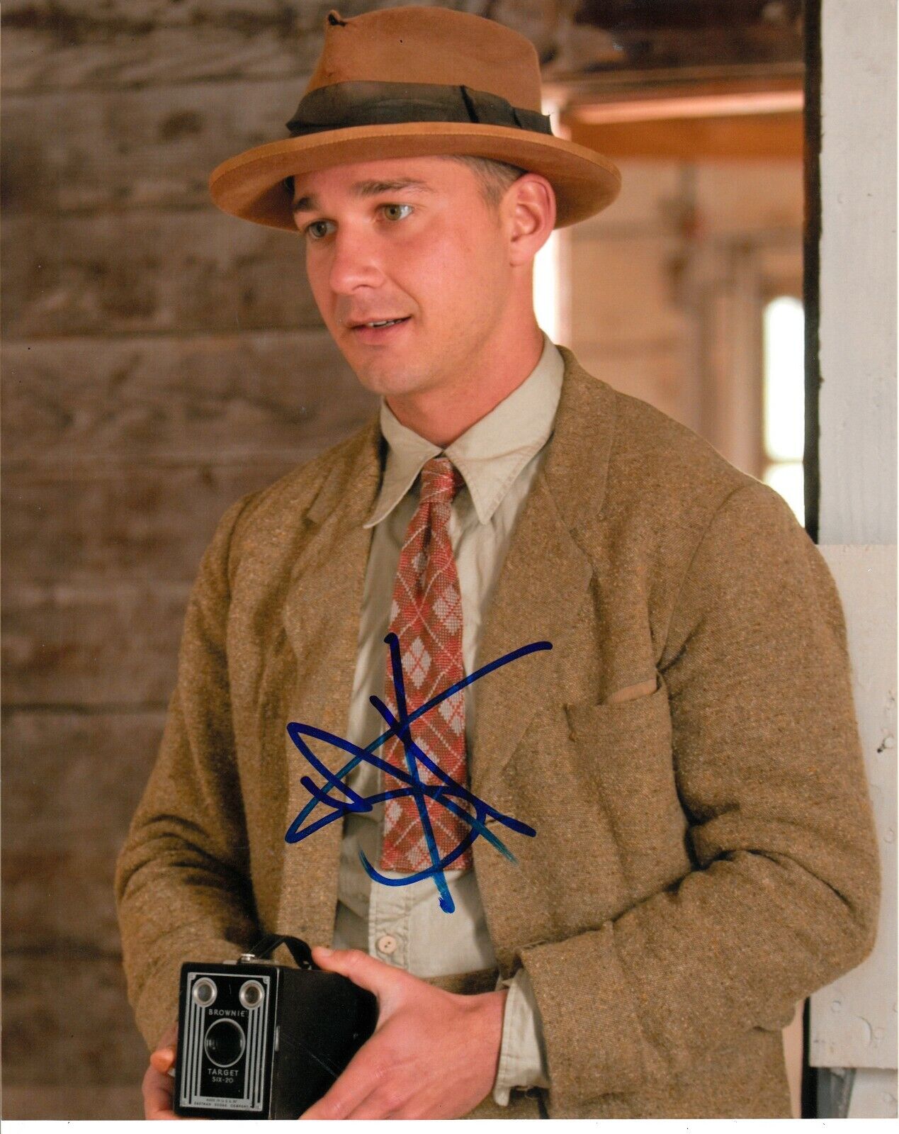 SHIA LABEOUF SIGNED LAWLESS Photo Poster painting UACC REG 242 (2)