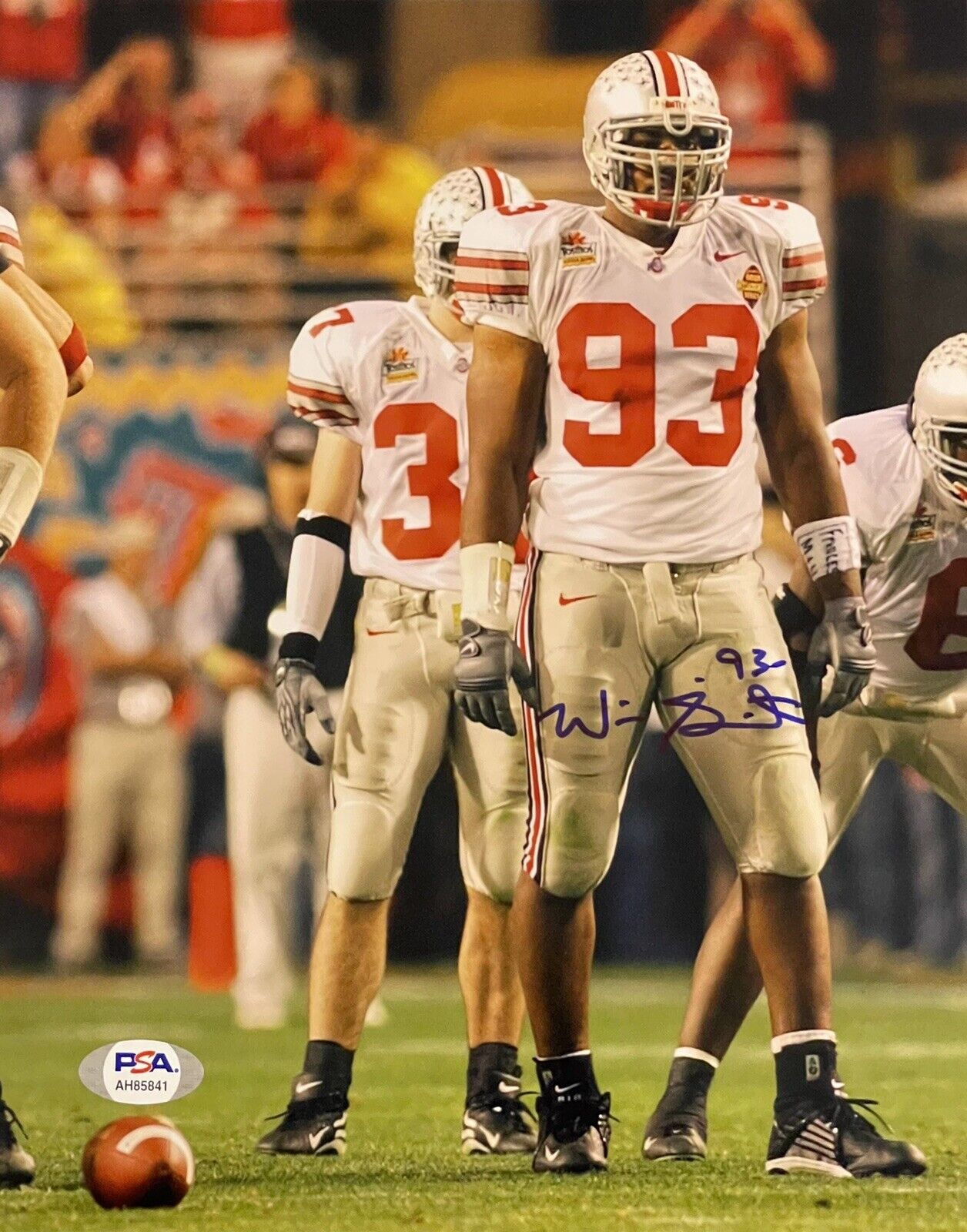 Will Smith Signed Autographed Ohio State Buckeyes 8x10 Photo Poster painting Psa/Dna