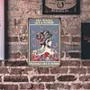 Fille papillon - Panneaux en &eacute;tain m&eacute;tallique(20*30cm)
