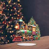 Diamond Painting Acrylic Christmas Train Desktop Diamond Painting Art Kits