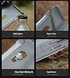 Portable Tactical Foldable Shovel Multitool for Hiking Emergency Use
