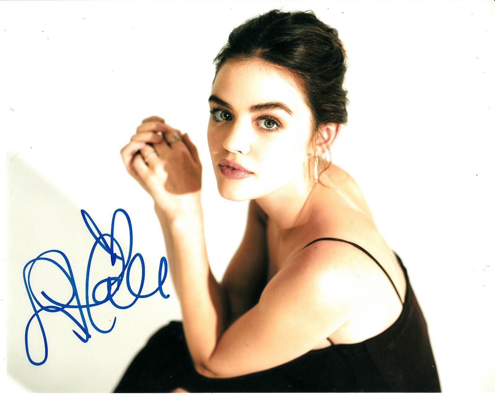 LUCY HALE SIGNED SEXY Photo Poster painting UACC REG 242 (12)