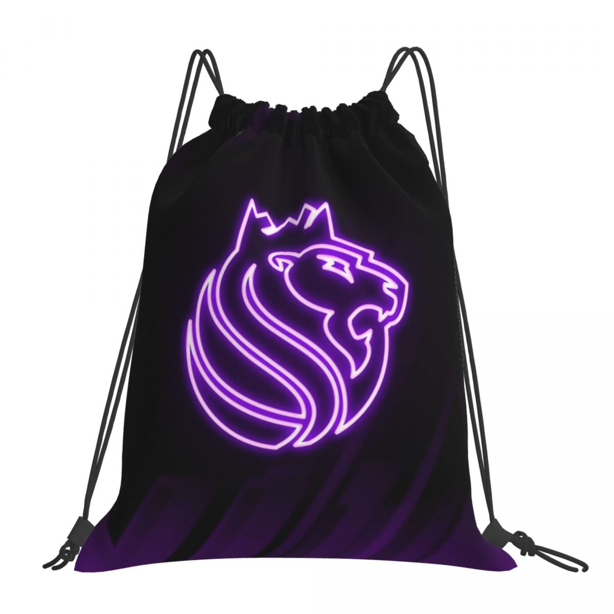 Sacramento Kings Unique Foldable Sports Gym Drawstring Bag