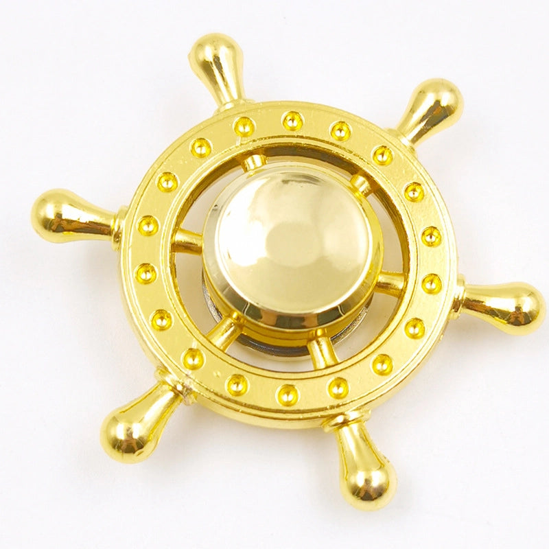 Creative Zinc Alloy Bronze Hand Spinner Finger Rotating Decompression Toy