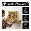 (25x25cm)DIY Pearl Painting Xmas Framed Handmade Pearl Material Art Kit Living Room Decor