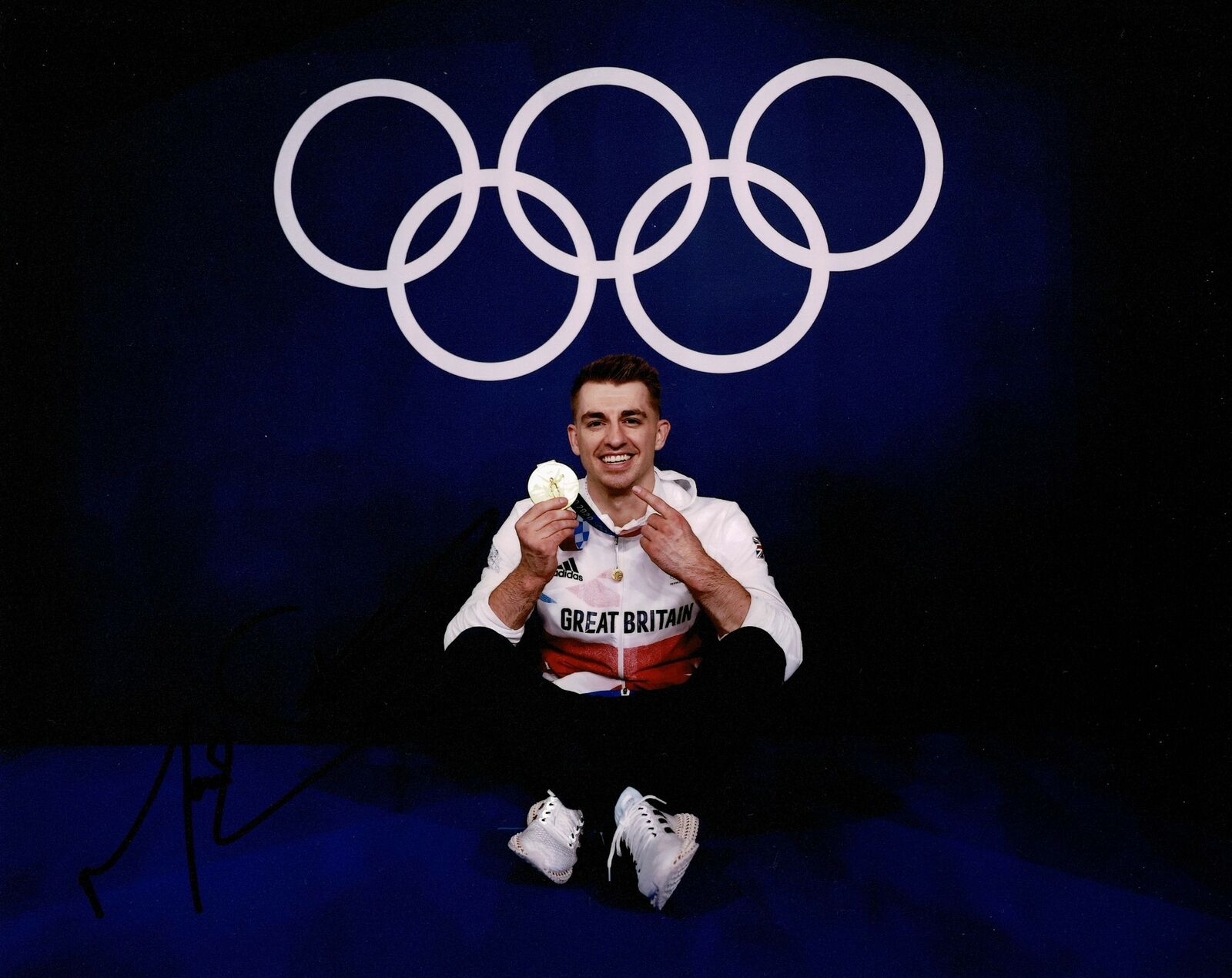 Max Whitlock Signed 10X8 Photo Poster painting Rio 2016 Tokyo 2020 Genuine Signature AFTAL COA B