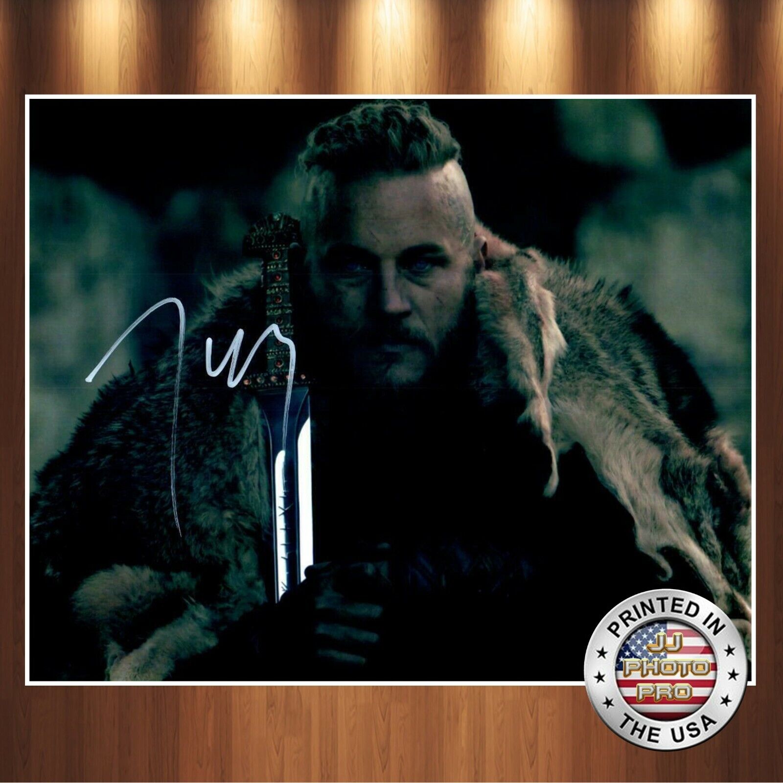 Travis Fimmel Autographed Signed 8x10 Photo Poster painting (Vikings) REPRINT