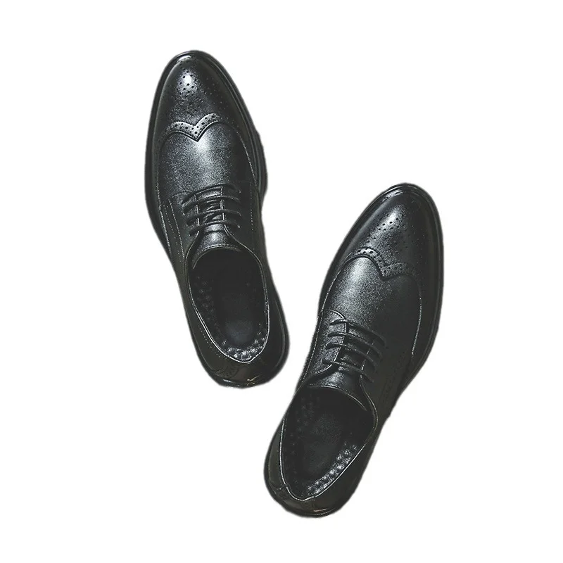 Yyvonne Yyvonne Men's Shoes Korean Version British Tide Shoes Casual Business Dress Leather Shoes Men's Wedding Shoes 7785-J