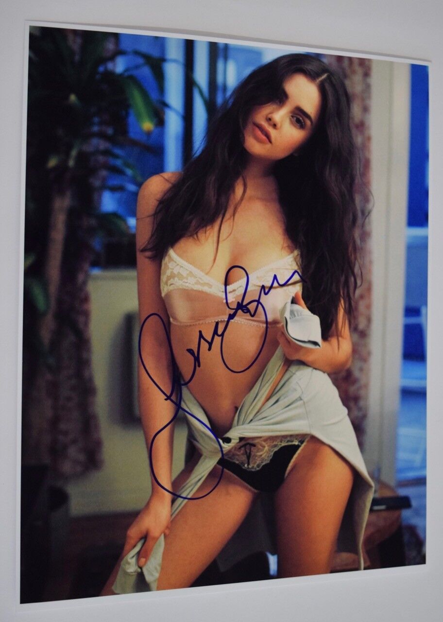 Jessica Buch Signed Autographed 11x14 Photo Poster painting Hot Sexy Model COA AB