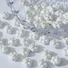 White Serie Ceramic Beads DIY Fashion Accessories