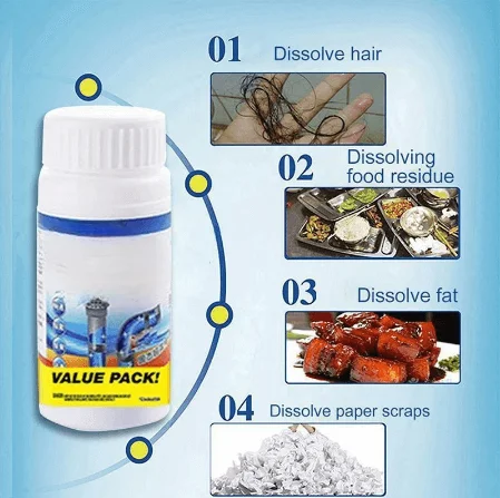 💥Pulizia superiore-Potente detergente per lavandini e scarichi