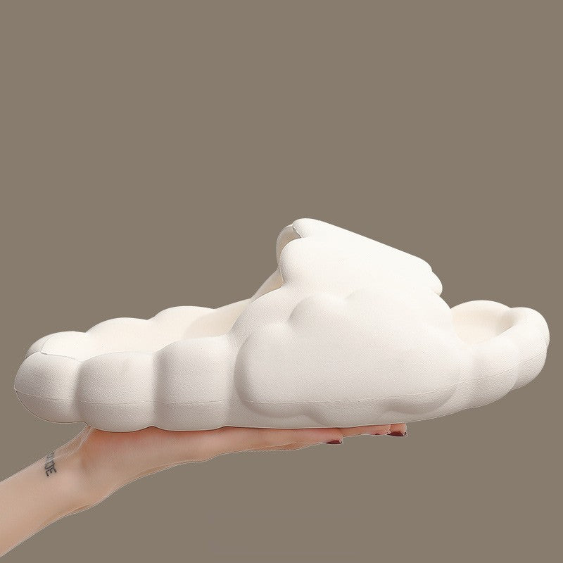 Premium Cloud Smiley Slides - Super Soft, Comfy, Silent and Anti-slippery